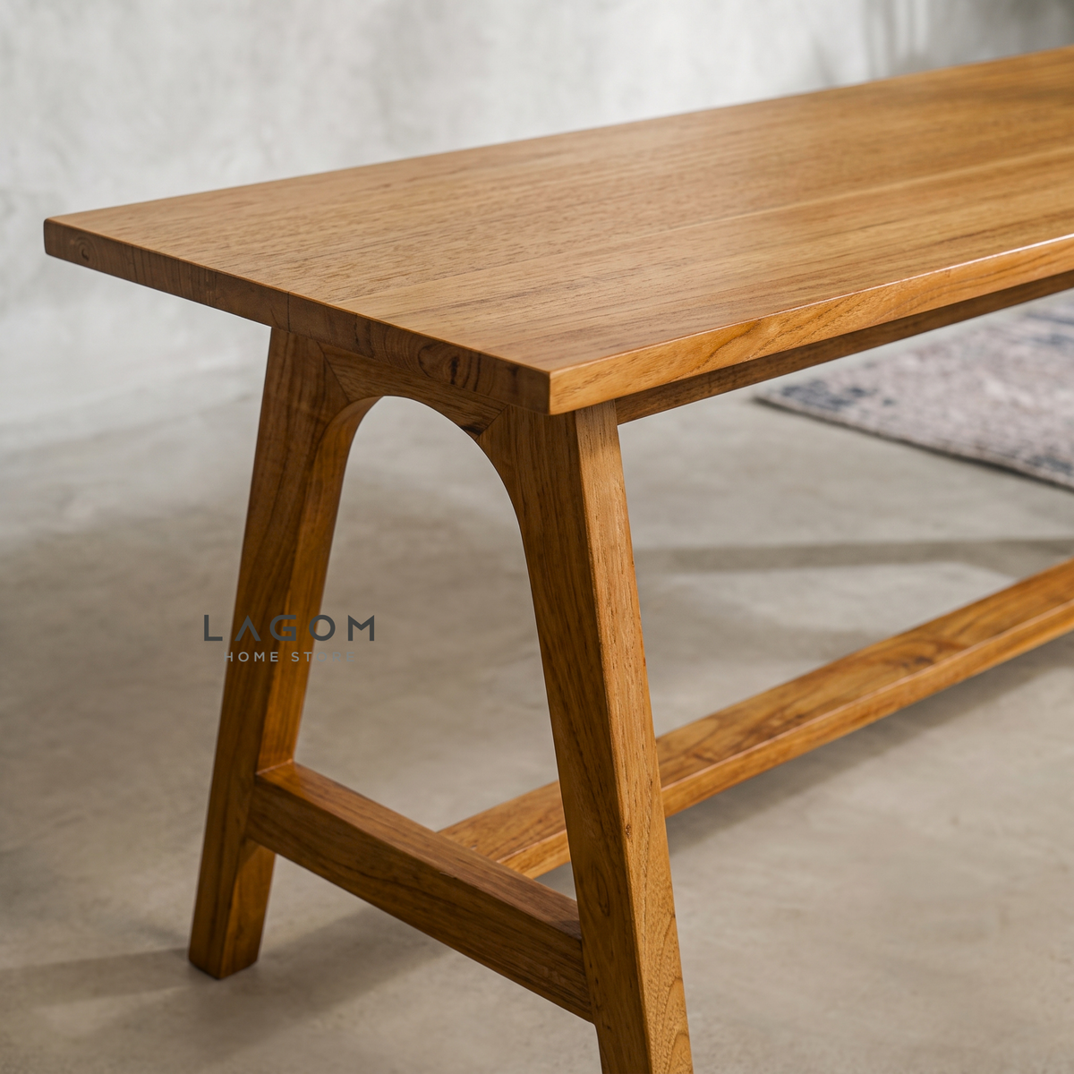 Minimalist Teak Bench