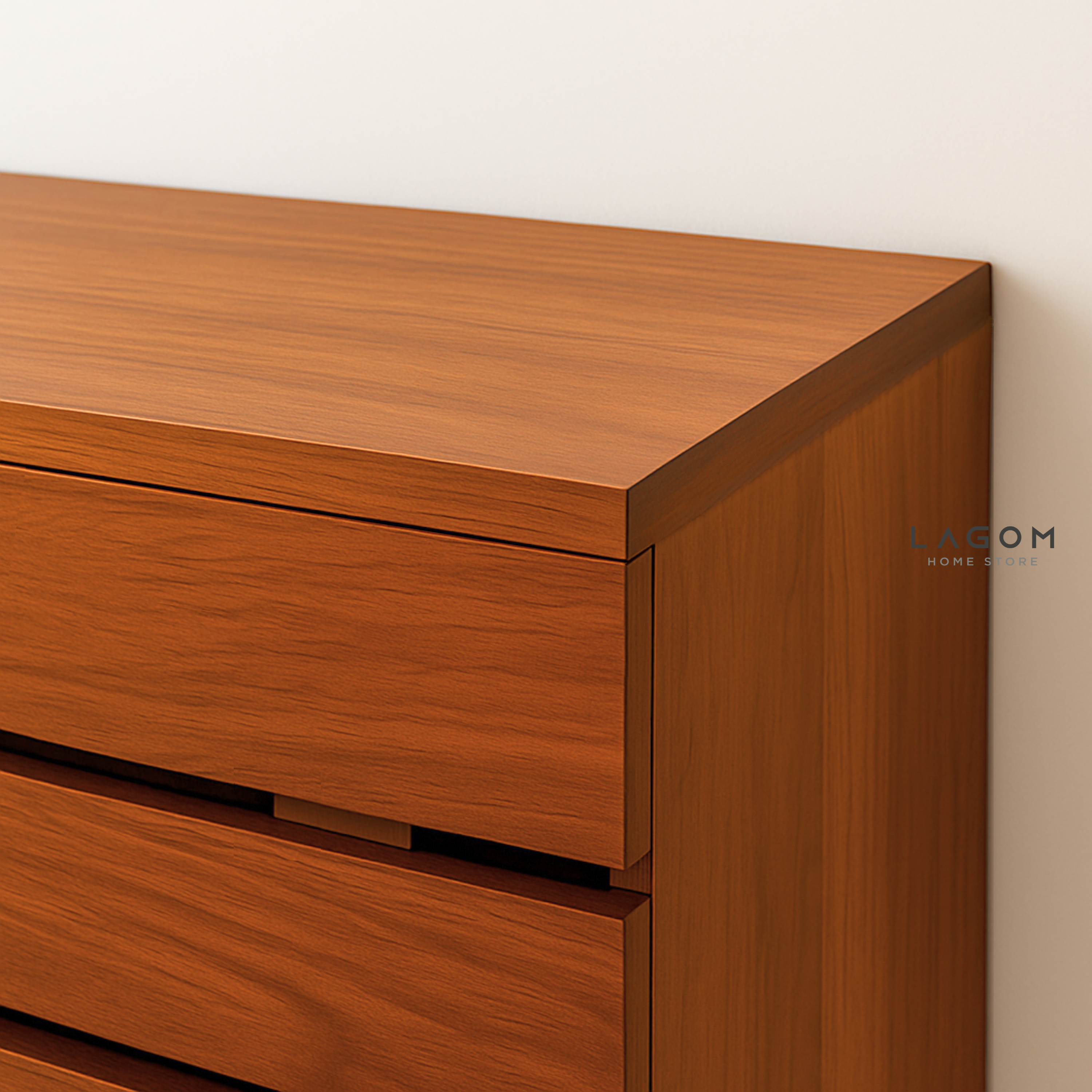 24-Pair Teak Shoe Cabinet with 3 Doors Shoe Storage Lagom Home Store Jati Furnitur Teak Furniture Jakarta