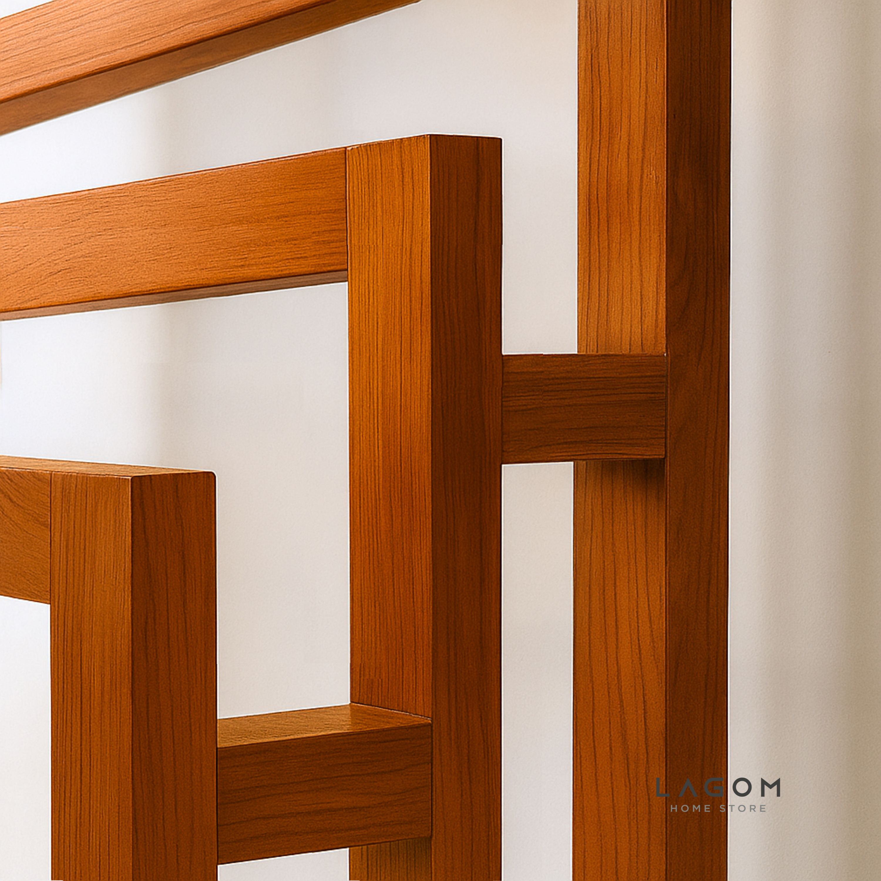 Exclusive Tiered Teak Towel Rack