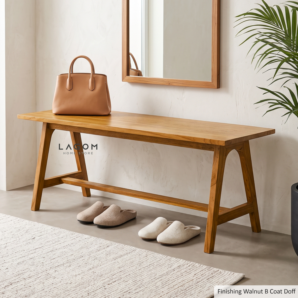 Minimalist Teak Bench