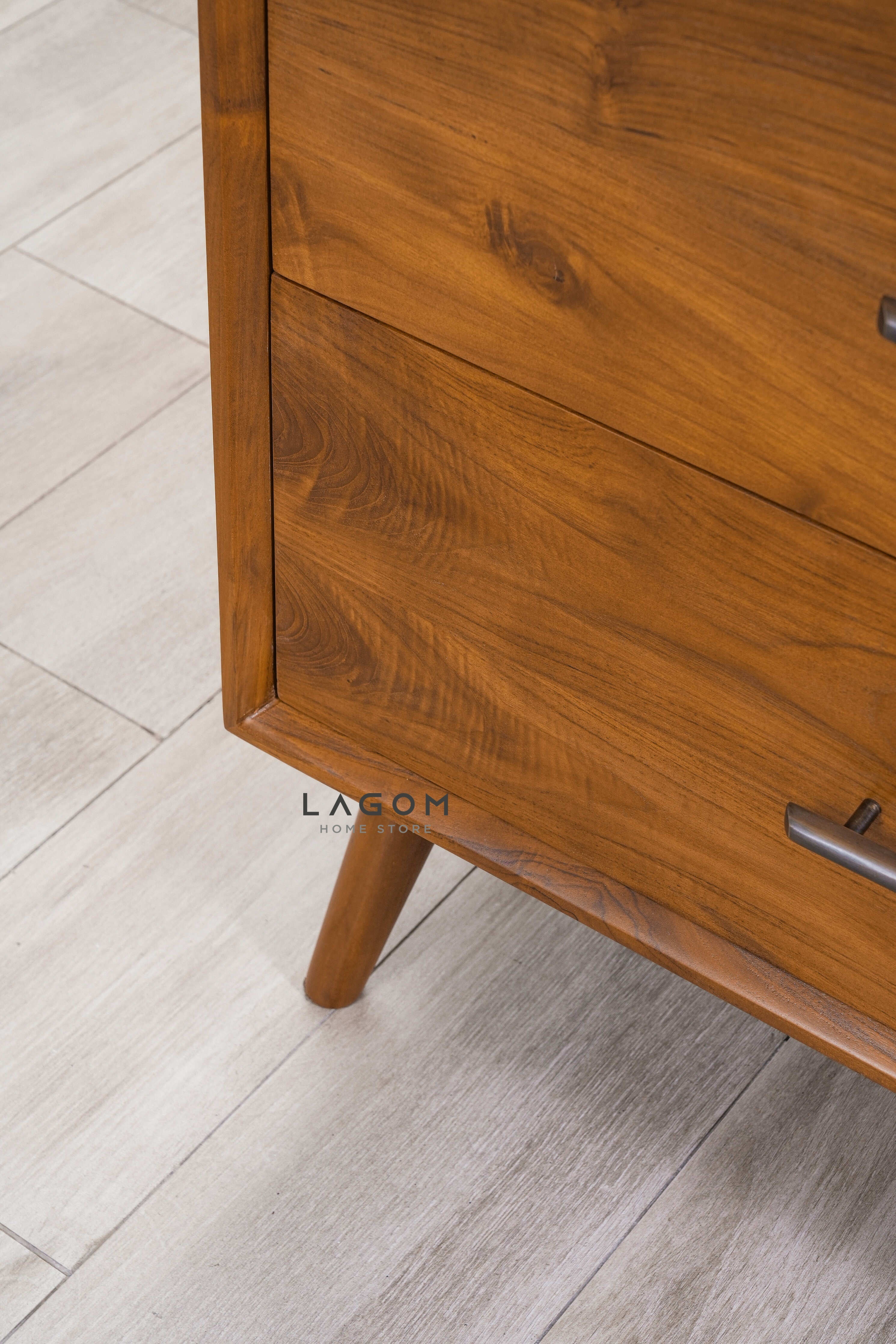 Bufet Material Kayu Jati dengan 6 Laci Dresser Cabinet Lagom Home Store Jati Furnitur Teak Furniture Jakarta