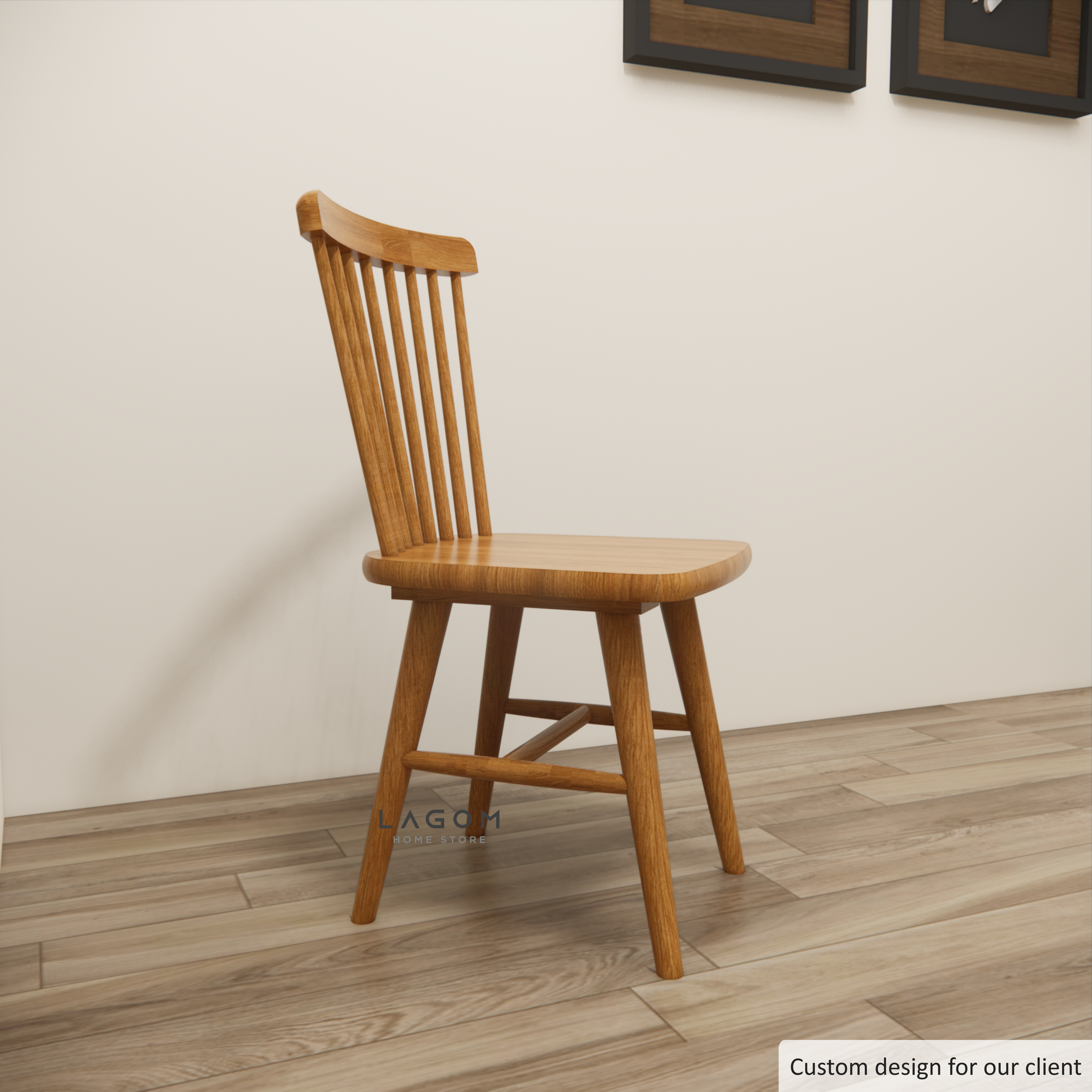 Custom-Made | Kursi Makan Minimalis Kayu Jati Chair Lagom Home Store Jati Furnitur Teak Furniture Jakarta