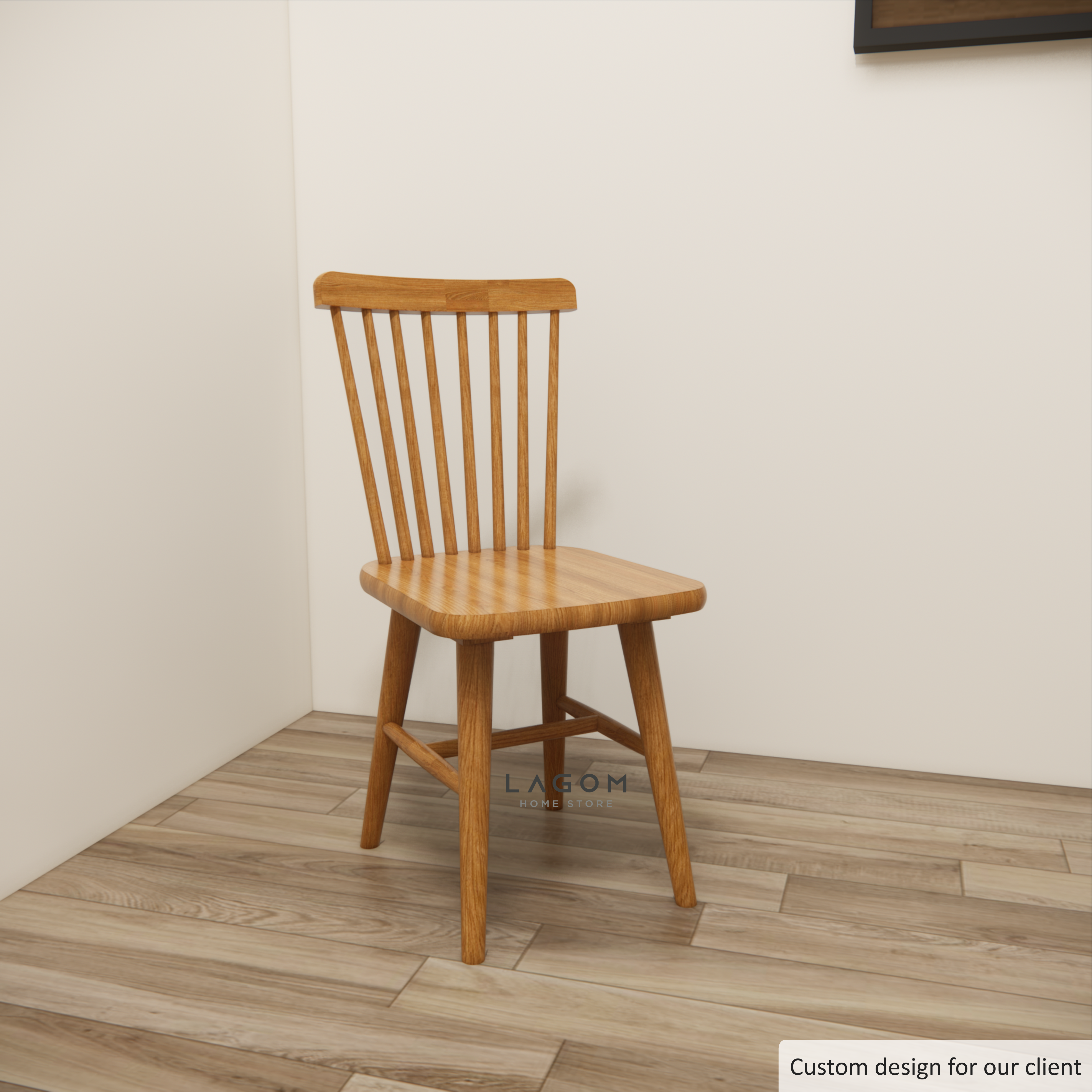 Custom-Made | Kursi Makan Minimalis Kayu Jati Chair Lagom Home Store Jati Furnitur Teak Furniture Jakarta