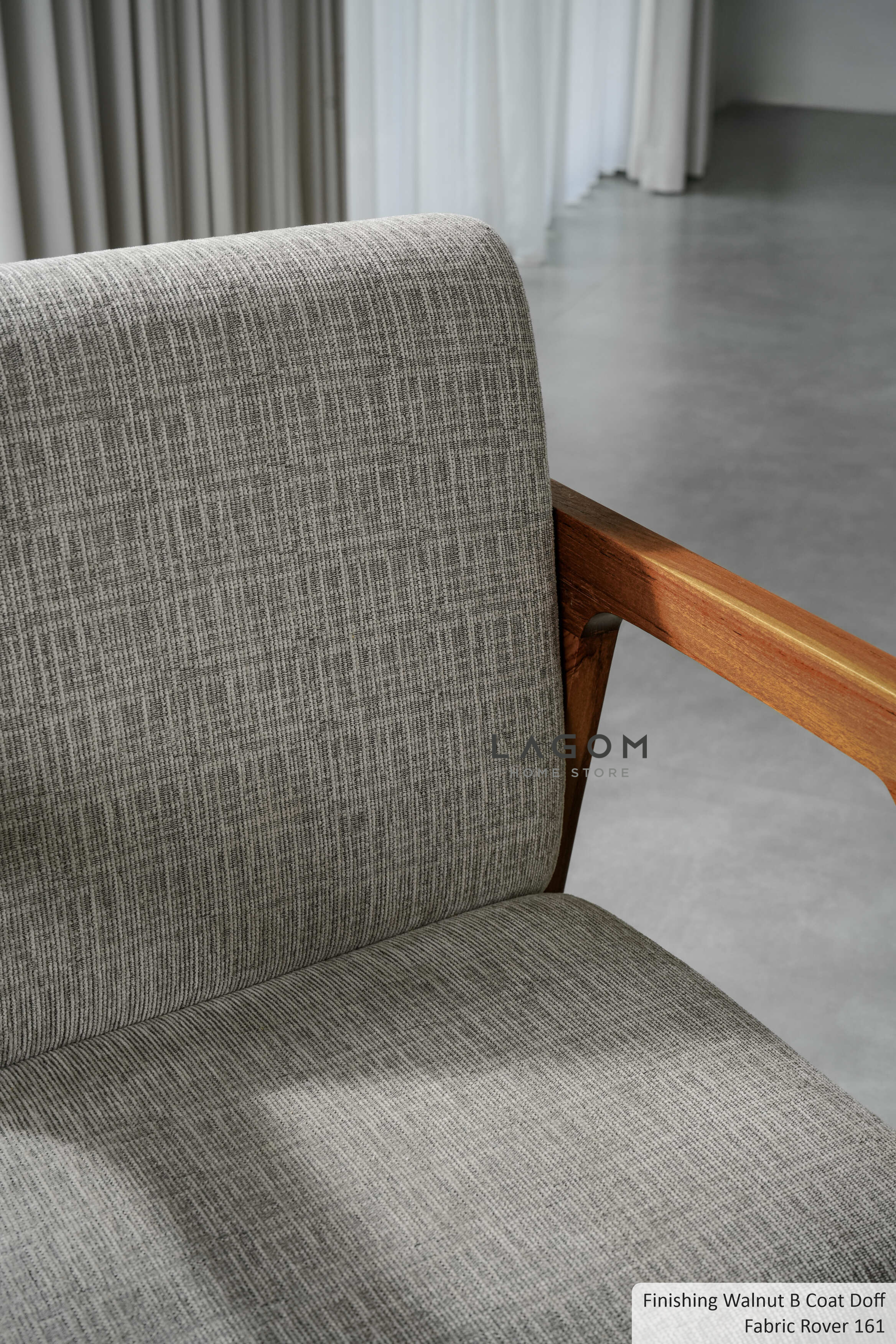 Kursi Makan dan Kerja dari Kayu Jati dengan Premium Cushion Office Seating Lagom Home Store Jati Furnitur Teak Furniture Jakarta