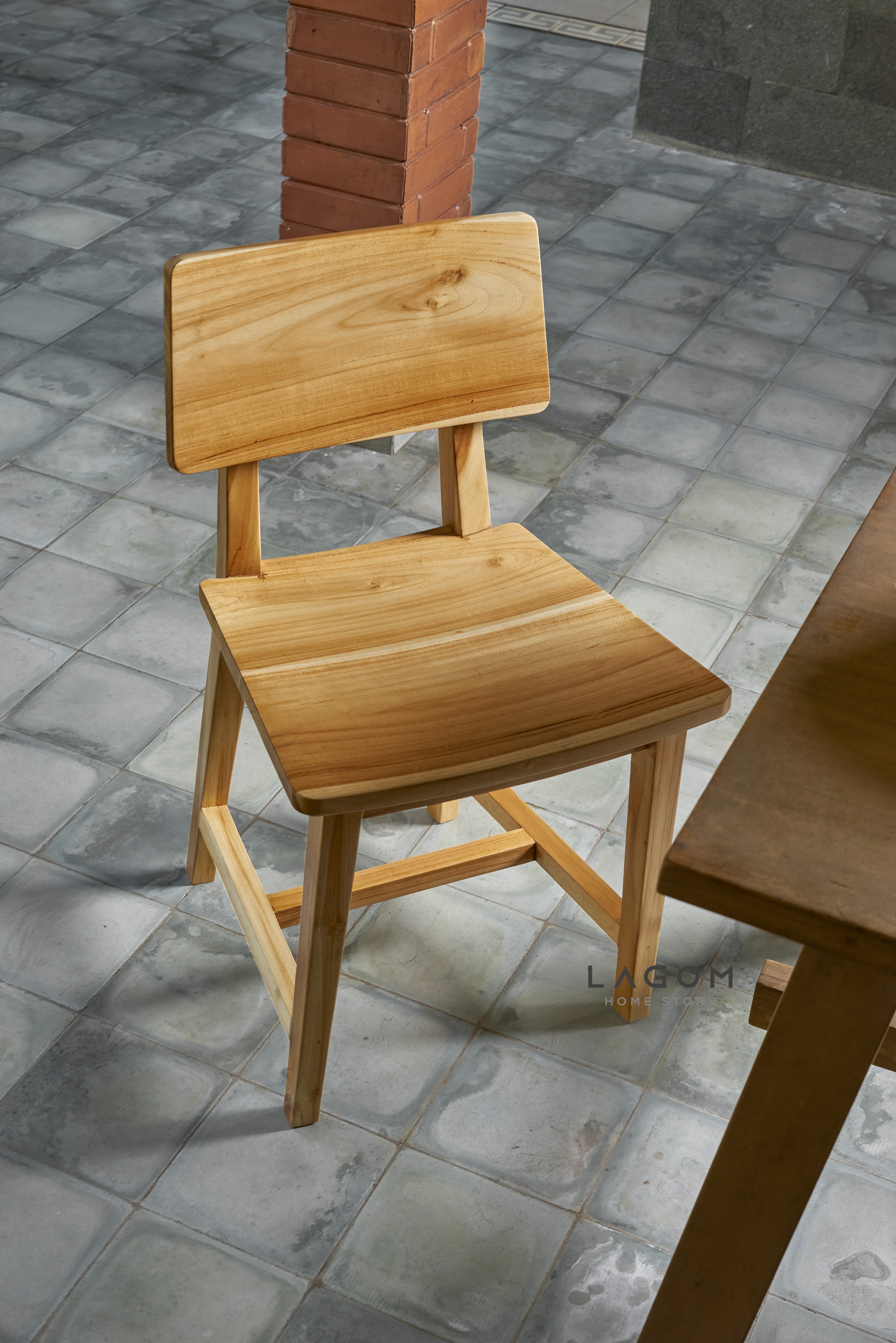 Kursi Makan Minimalis Kayu Jati Chair Lagom Home Store Jati Furnitur Teak Furniture Jakarta