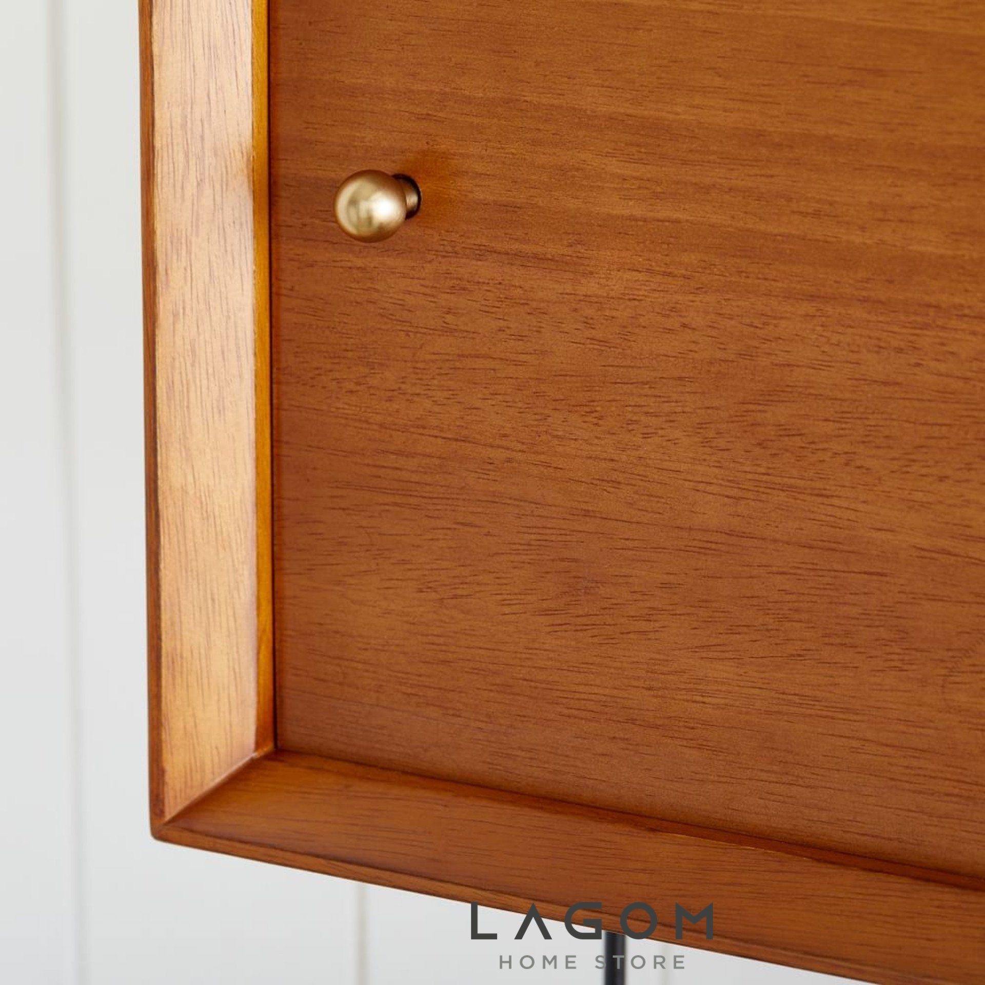 Lemari Dinding Kamar Mandi dari Kayu Jati Wall Storage Lagom Home Store Jati Furnitur Teak Furniture Jakarta