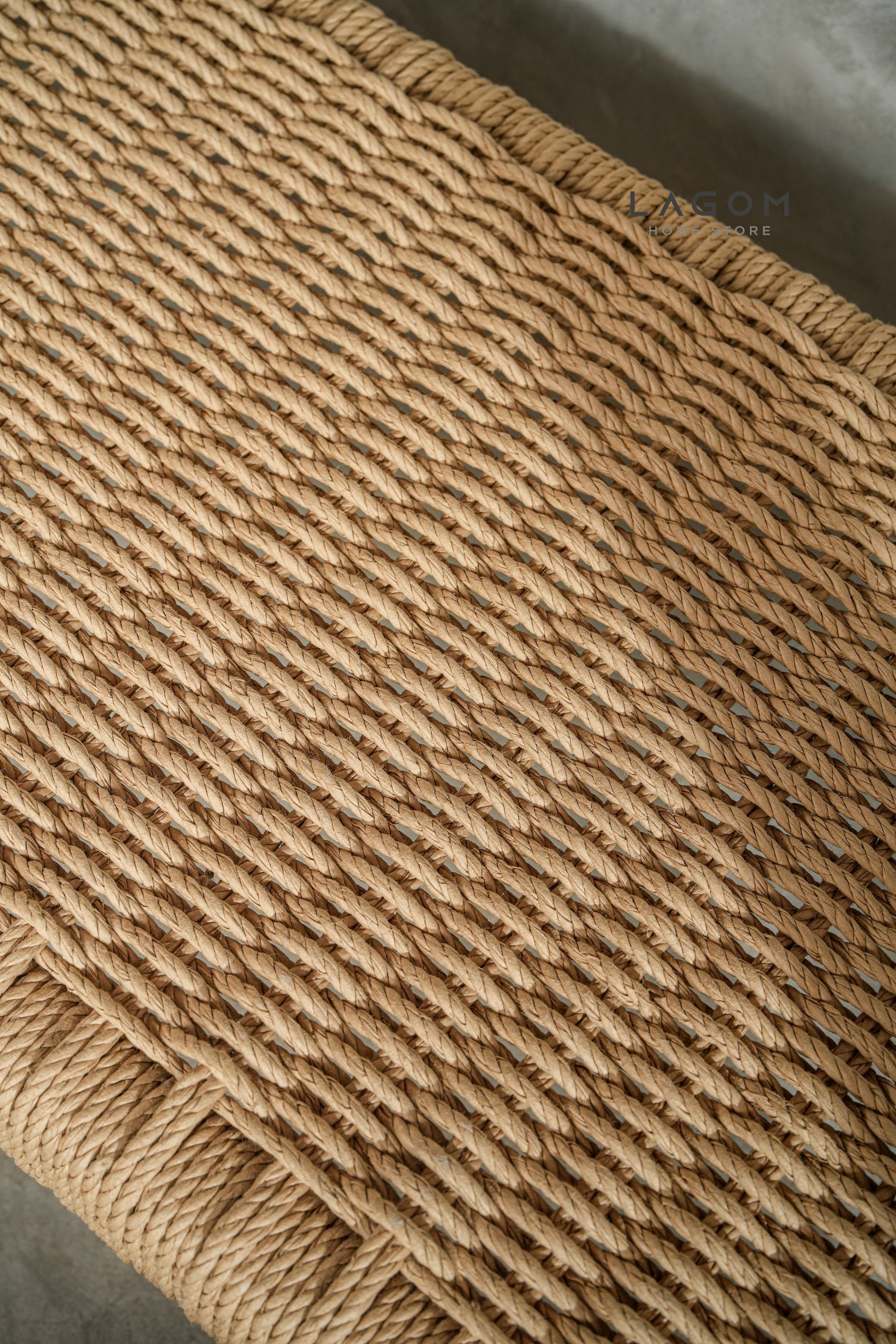 Meja Konsol Kayu Jati dengan Rak Premium Loom Console Table Lagom Home Store Jati Furnitur Teak Furniture Jakarta