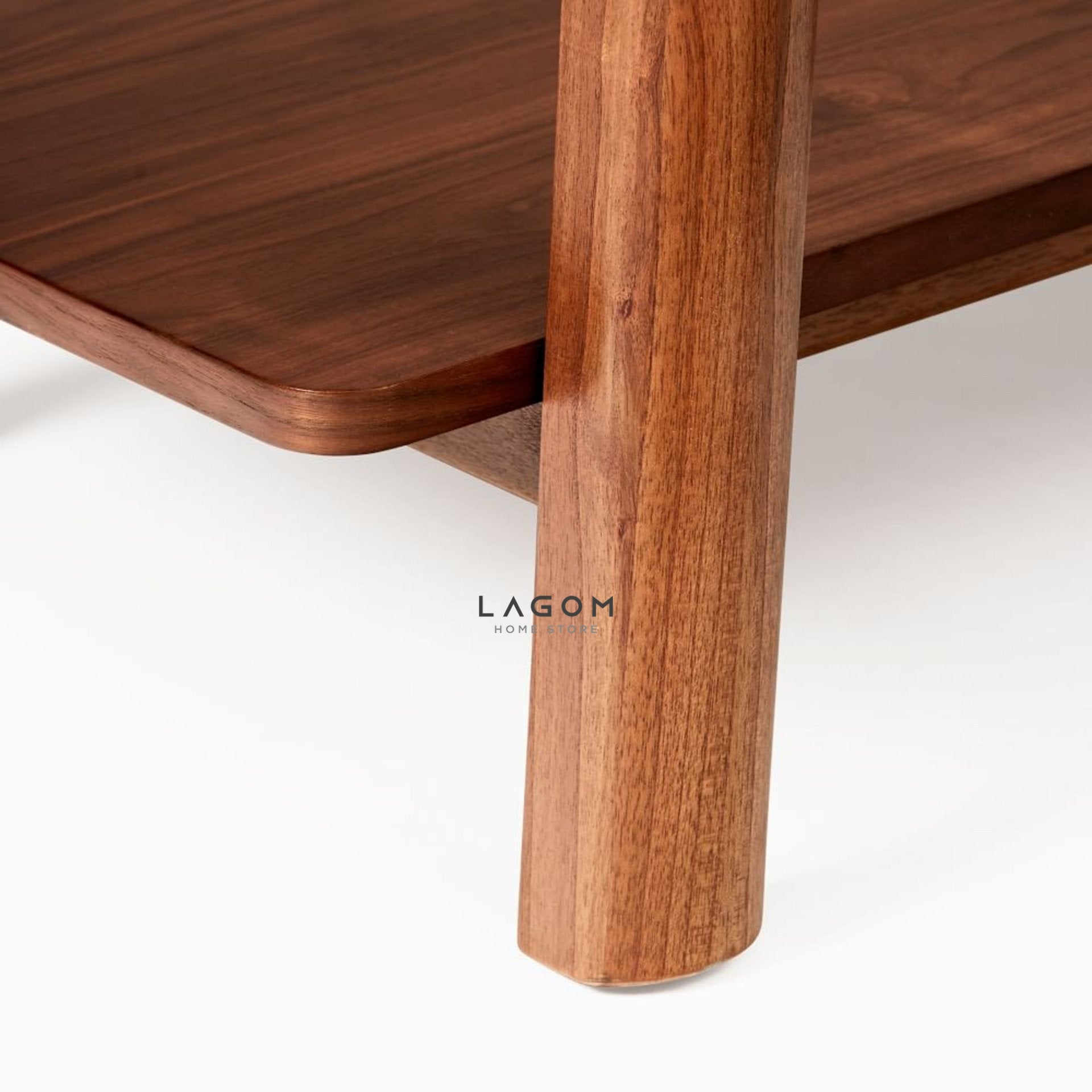 Rak Buku Kayu Jati dengan Desain Unik 5 Ambalan Bookshelves Lagom Home Store Jati Furnitur Teak Furniture Jakarta