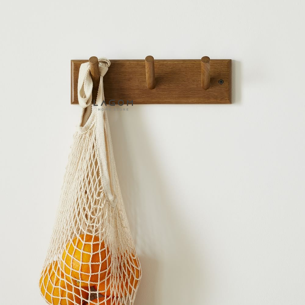 Set Gantungan Pakaian dengan 3 Ukuran dari Kayu Jati Wall Coat Hanger Lagom Home Store Jati Furnitur Teak Furniture Jakarta