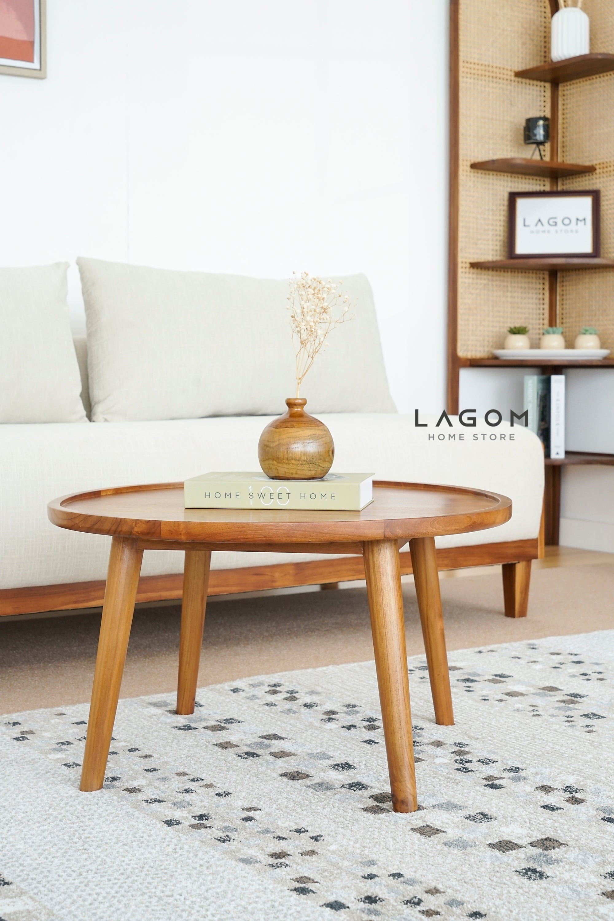 Sofa Bed Multifungsi dari Kayu Jati Sofa Lagom Home Store Jati Furnitur Teak Furniture Jakarta