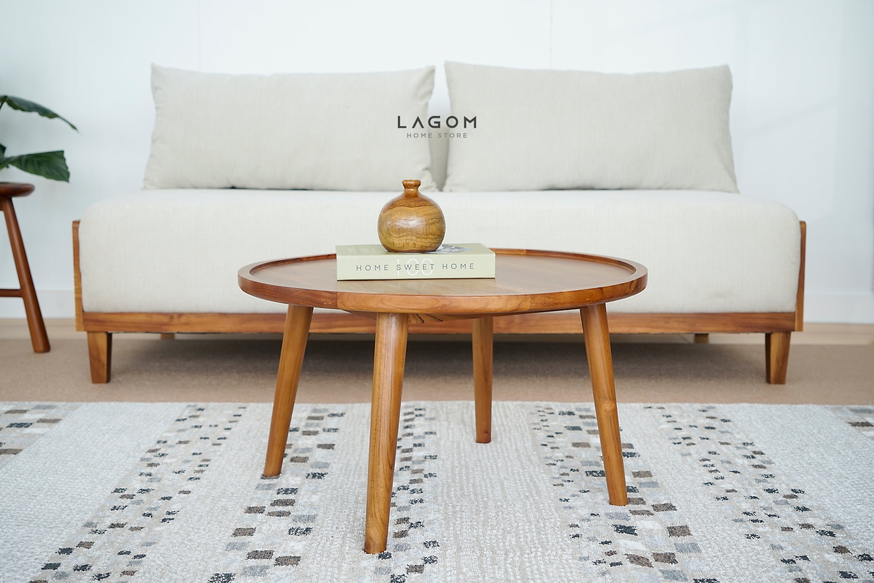 Sofa Bed Multifungsi dari Kayu Jati Sofa Lagom Home Store Jati Furnitur Teak Furniture Jakarta