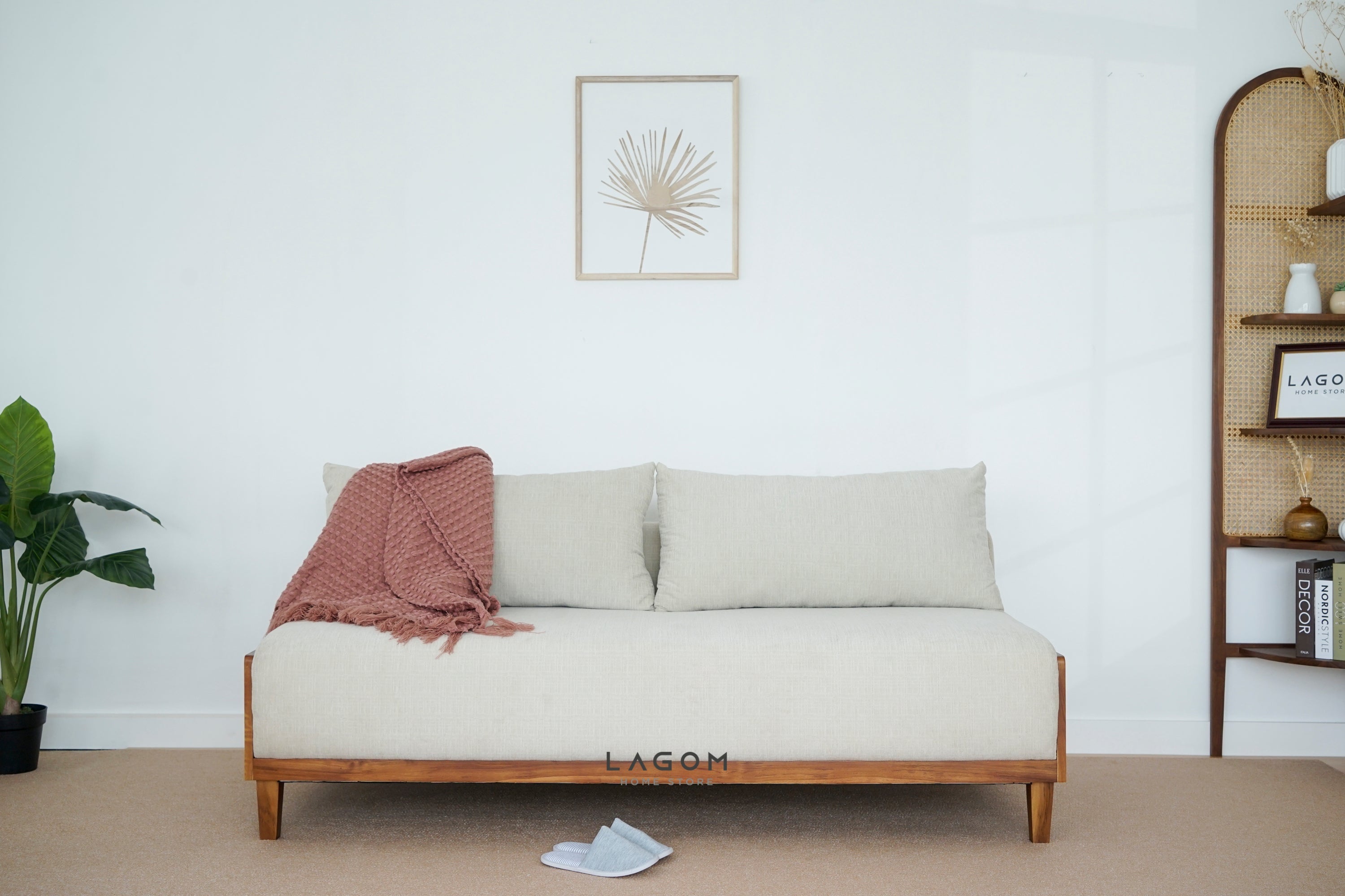 Sofa Bed Multifungsi dari Kayu Jati Sofa Lagom Home Store Jati Furnitur Teak Furniture Jakarta