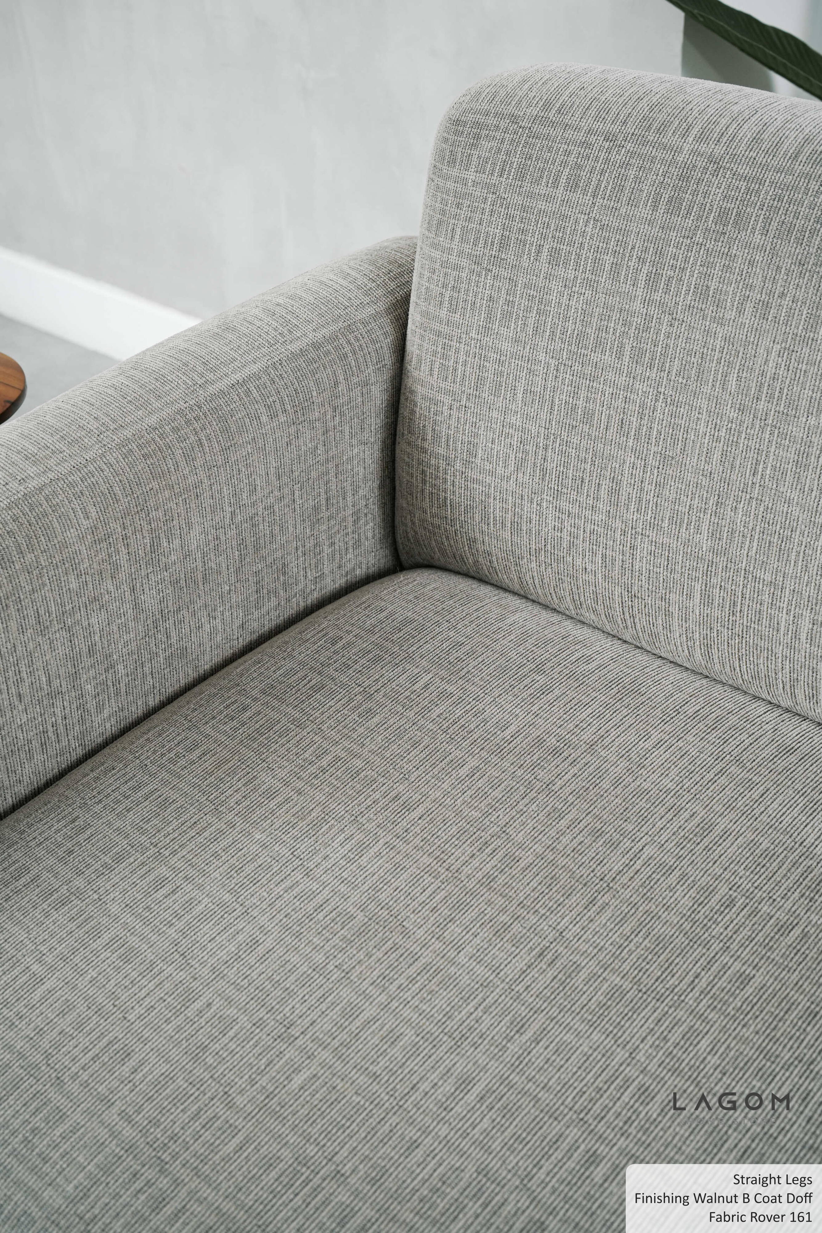 Sofa Double Seater dengan Frame Kayu Jati Sofa Lagom Home Store Jati Furnitur Teak Furniture Jakarta