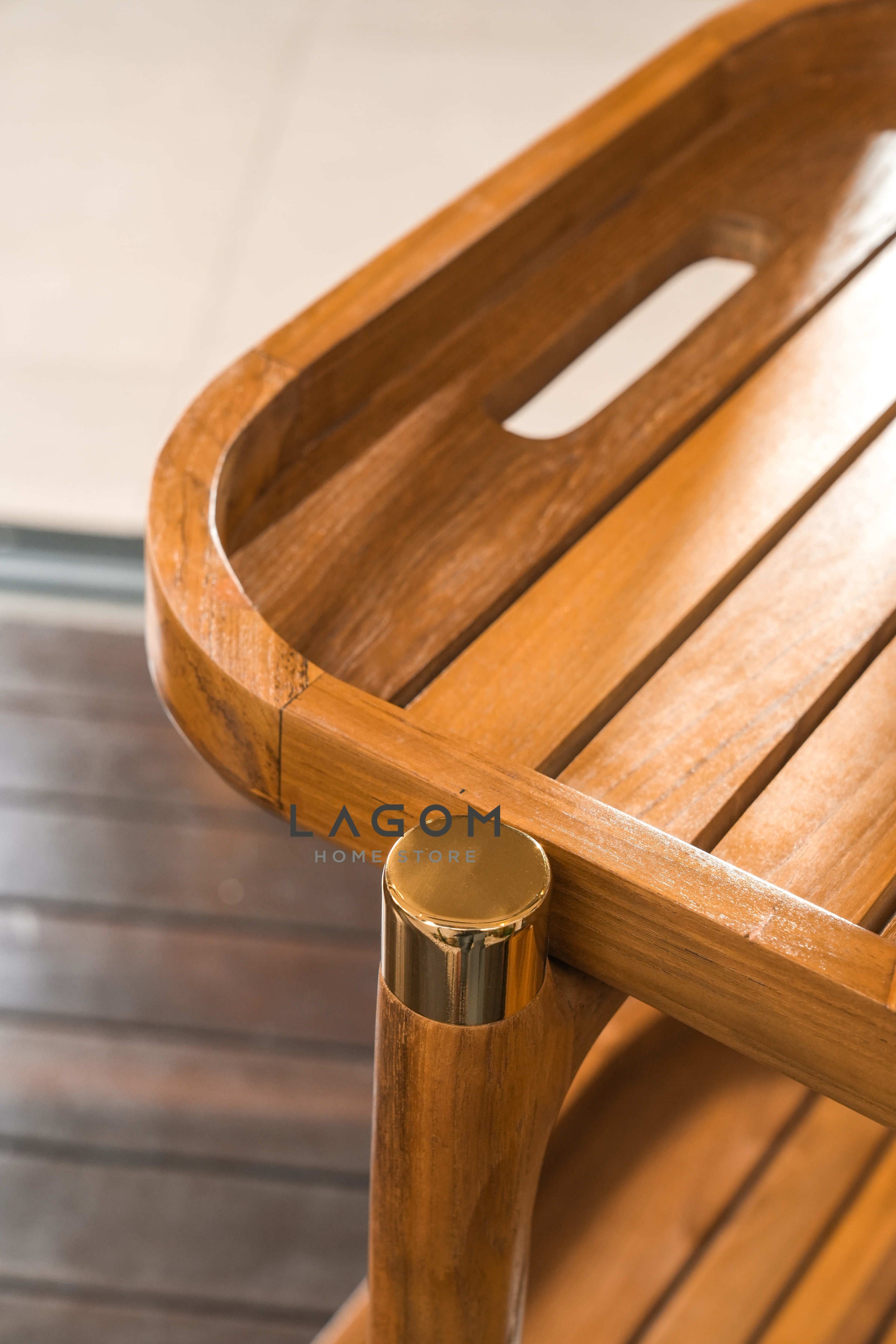 Trolley Kayu Jati Reclaimed Wood untuk Indoor dan Outdoor Trolley Lagom Home Store Jati Furnitur Teak Furniture Jakarta