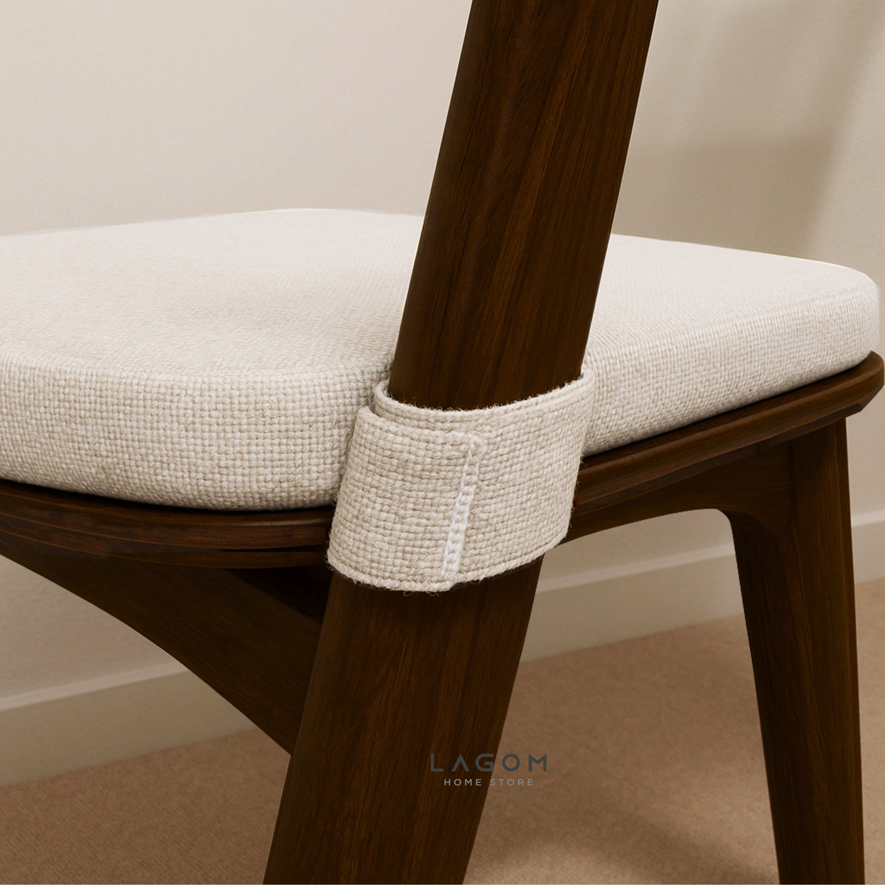 Custom-Made | Minimalist Teak Wood Dining Set with 3 Chairs