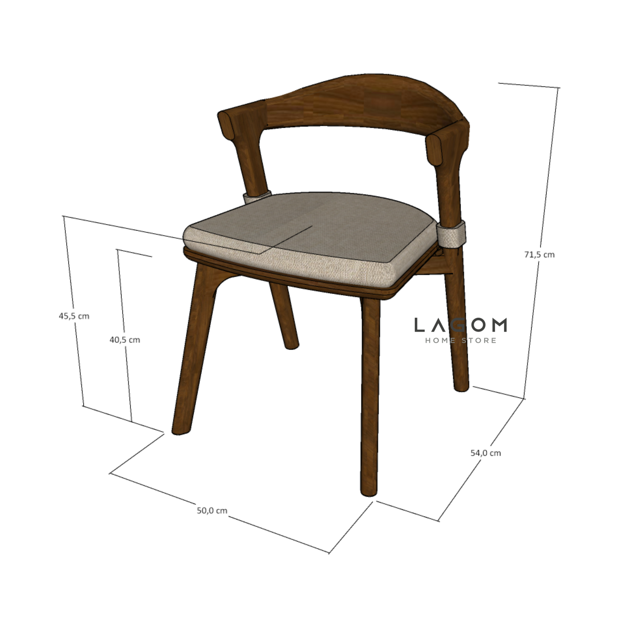 Custom-Made | Minimalist Teak Wood Dining Set with 3 Chairs Dining Set Lagom Home Store Jati Furnitur Teak Furniture Jakarta