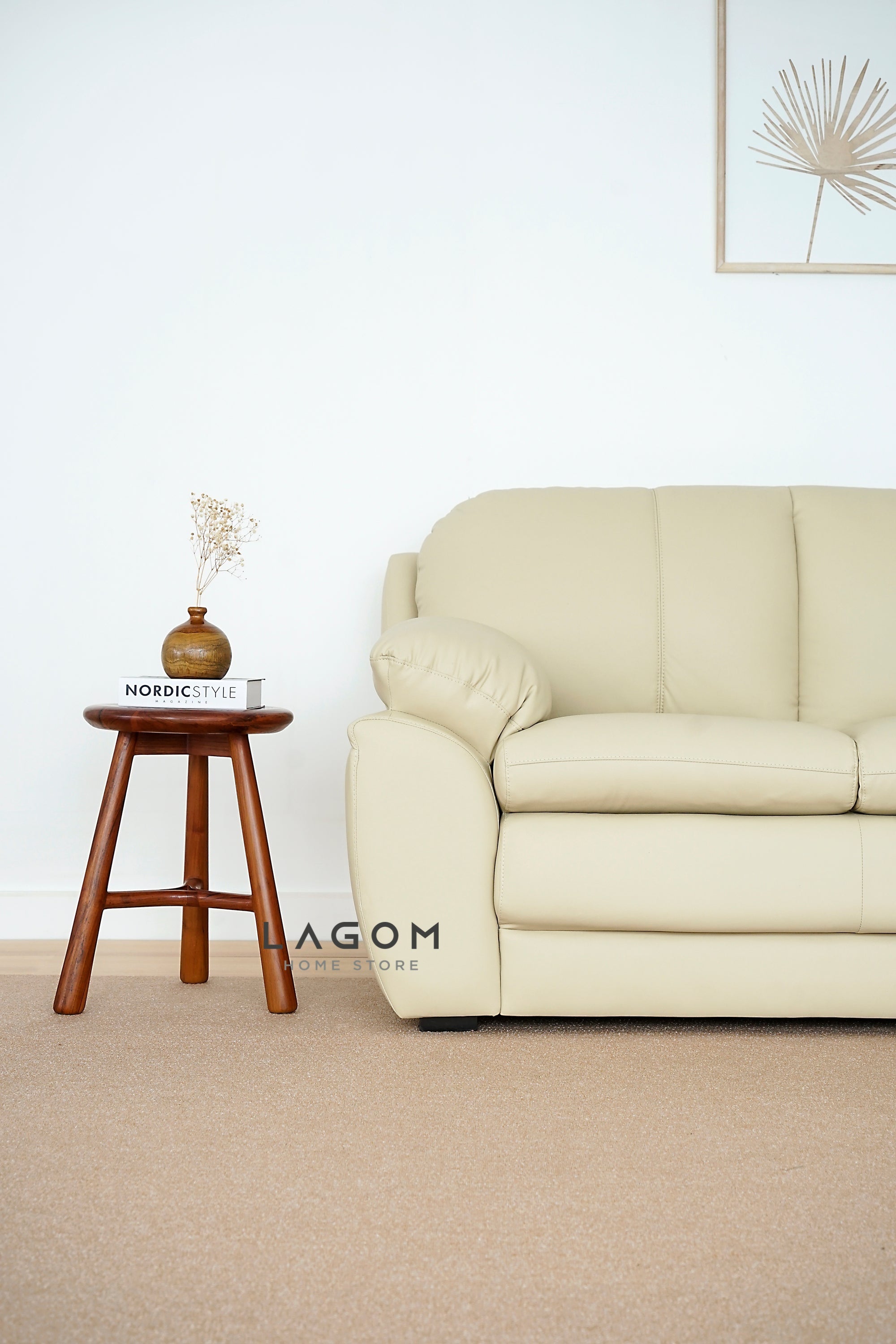 Set Sofa Kulit Berkualitas untuk Ruang Tamu Sofa Lagom Home Store Jati Furnitur Teak Furniture Jakarta